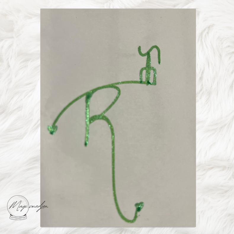 Personlig sigil til besvrgelseslys eller -glas 