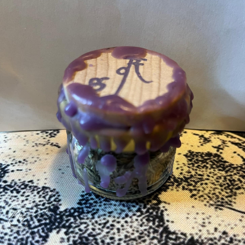 Besvrgelsesglas for styrkelse af mod